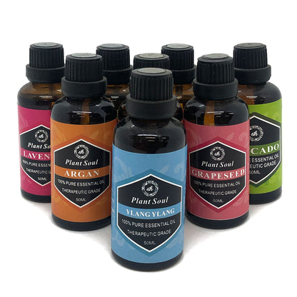 50ml Essential Oils 100% Pure Therapeutic Grade -Aroma Aromatherapy Diffuser Oil