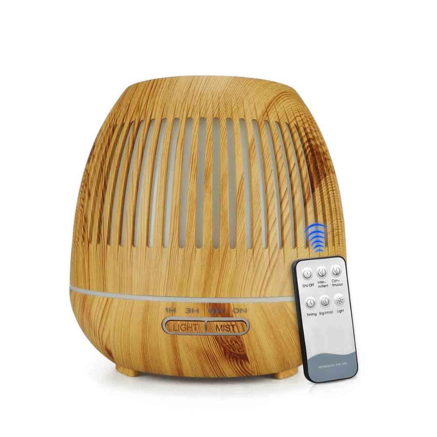 Essential Oil Aroma Diffuser and Remote - 300ml Hollow Ultrasonic Air Humidifier