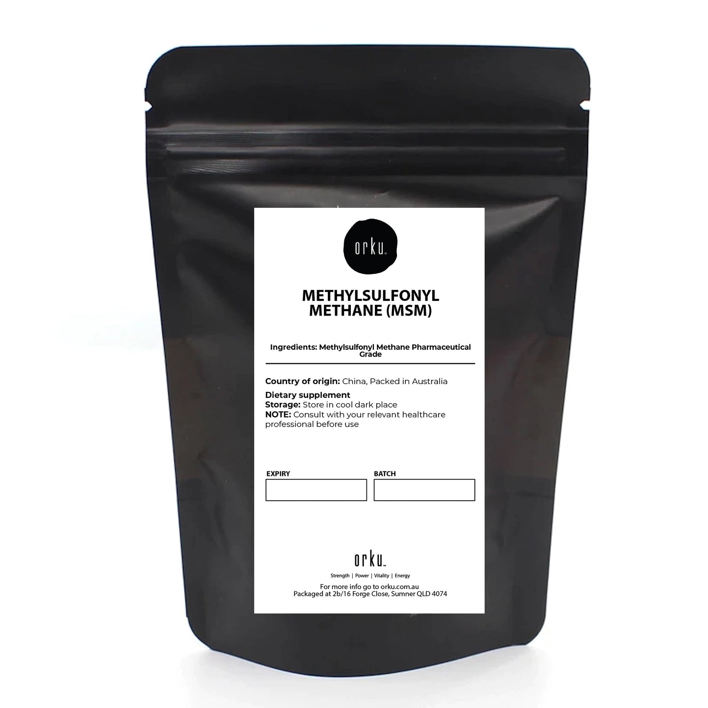 20Kg MSM Powder or Crystals Tub - 99% Pure Methylsulfonylmethane Dimethyl Sulfone