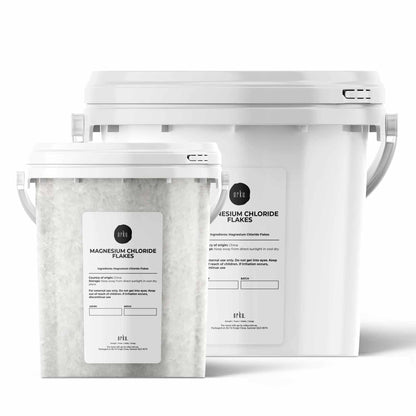 Tub Bucket Magnesium Chloride Flakes Hexahydrate - Food Grade Dead Sea Bath Salt