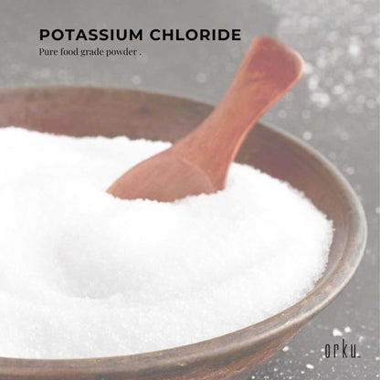 Potassium Chloride Powder - Pure KCL E508 Food Grade Salt Supplement Bulk