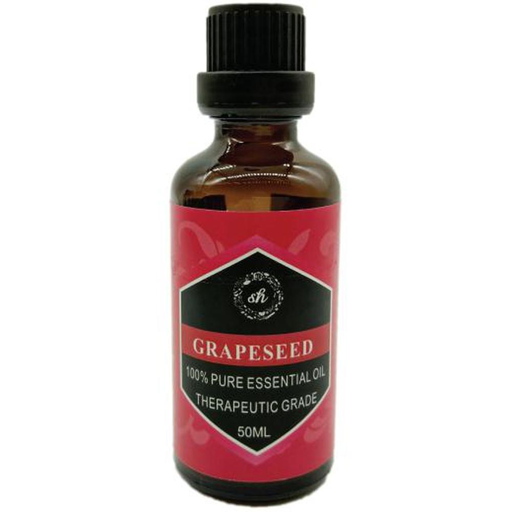 Grapeseed Essential Base Oil 50ml - 100% Pure Therapeutic Grade- Aromatherapy